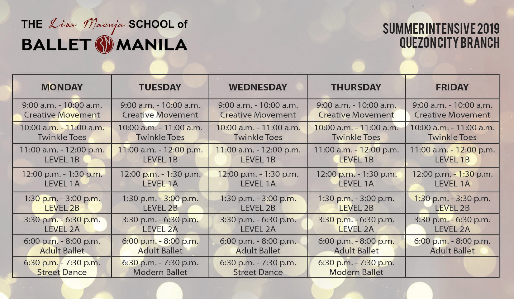 SUMMER INTENSIVE _ CALENDAR qc