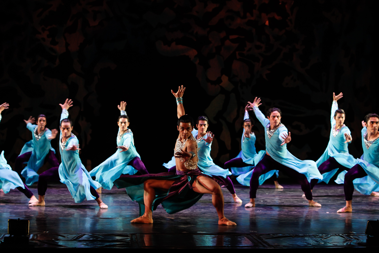 Ballet Manila has also become known for its all-male ballet pieces such as Bam Damian's Aramica. Photo by Jojo Mamangun