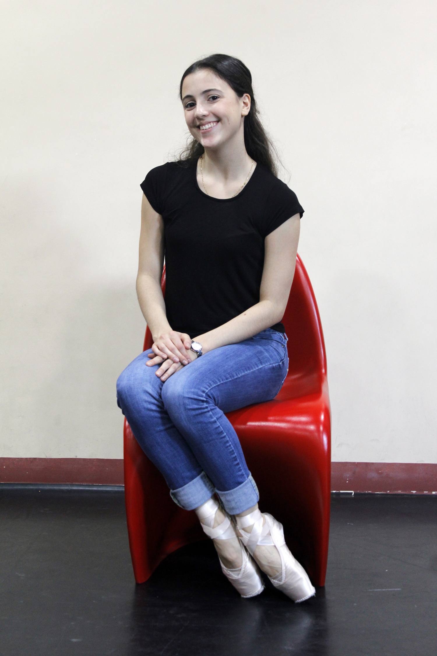 Although she misses home, Katherine is happy to be dancing with Ballet Manila. “My world is always ballet,” she says. Photo by Jimmy Villanueva