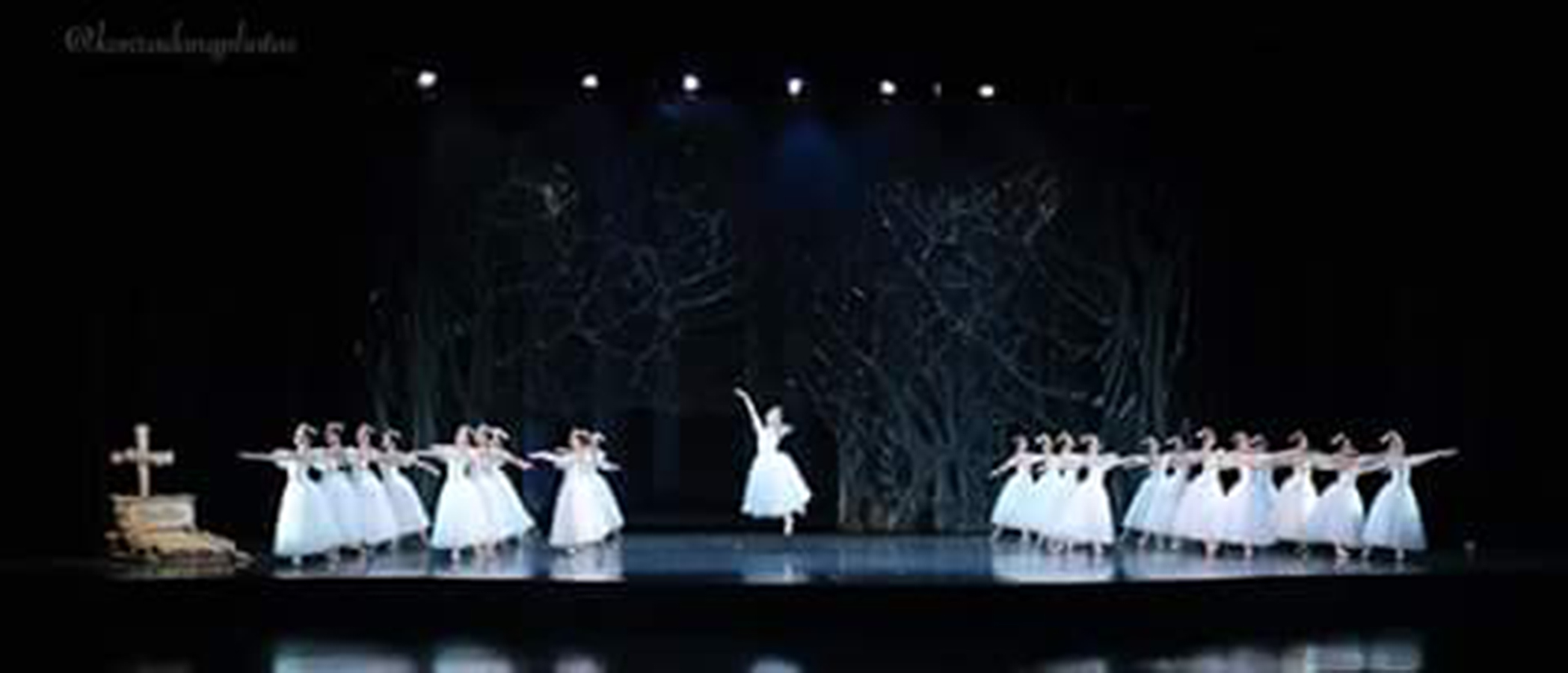 One of the hauntingly beautiful scenes in Giselle that earned sustained audience applause. Photo by Konrad Ong